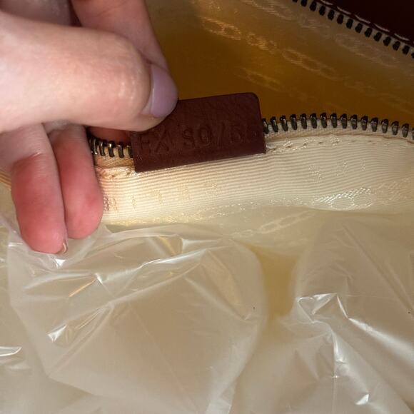 MINT CELINE MACADAM STRAW TOTE - Picture 6 of 7